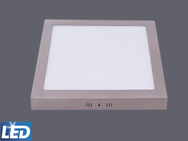 Downlight LED de superficie cuadrado PEGASO, 18W, 950L, 6.500K, 300x300x40mm