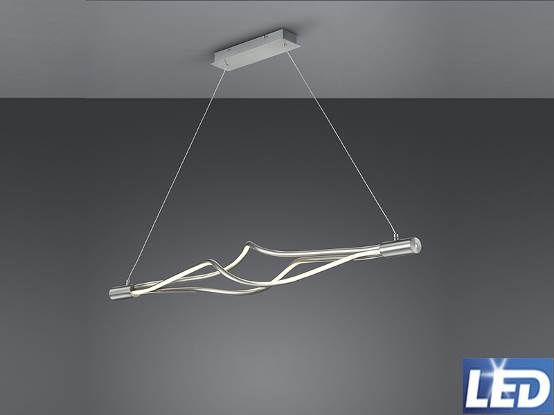 Lámpara de Techo Loop moderna y funcional con regulador de intensidad y color de la luz altura regulable 