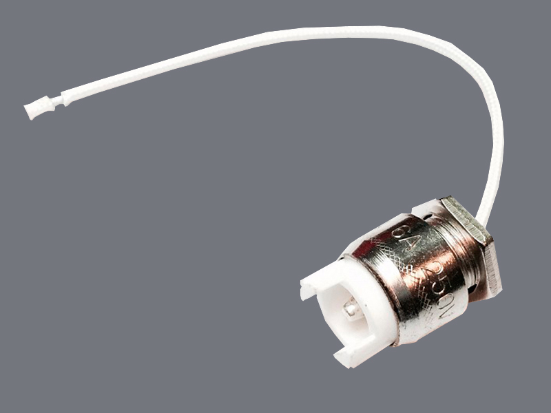 Portalàmpades halogen per a llums R-7 cable FV 400mm i rosca