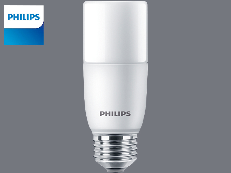 Bombilla led tubular Philips T38 E27 9,5w, luz neutra 3000ºK, 950 lúmenes, equivalente a 68w. A+
