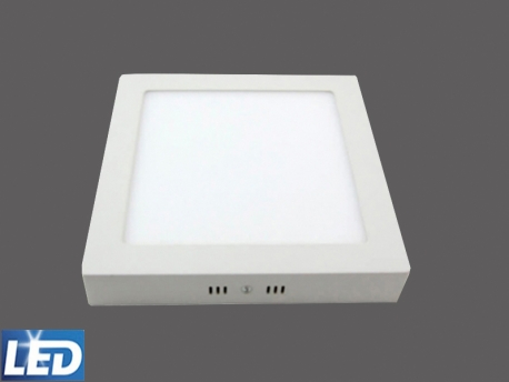 Downlight LED de superfície quadrat PEGASO, 12W, 950L, 6.500ºK, 173X173X40mm