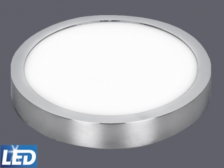 Downlight LED de superfície TALISMÀ , EXTRA FI EN CROM 30W, 2.400L, 4.000ºK, Diàmetre 300, Alçada 25mm
