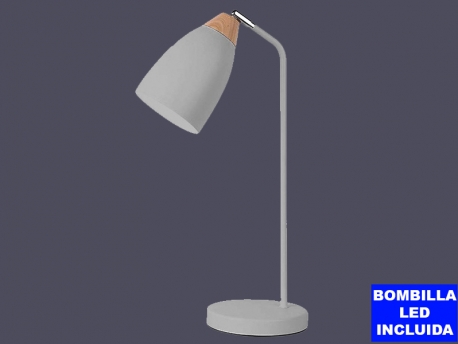 Lámpara de mesa Moderna 834 Plata