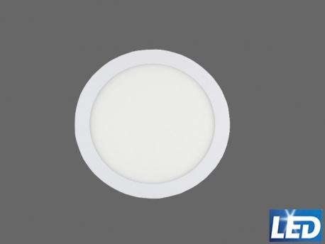 Downlight LED 6w llum blanca freda 6000ºK, diàmetre de tall 110mm exterior 120mm.