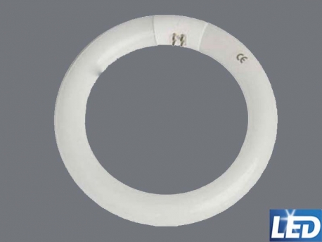 Tubo Led circular 20w, luz blanca fría 6000ºK,1700 lúmenes, Diámetro 300mm Ø, cable conexión incluido, equivalente a 32w.