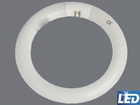 Tubo Led circular 32w, luz blanca fría 6000ºK,2500 lúmenes, Diámetro 400mm Ø, cable conexión incluido, equivalente a 40w.